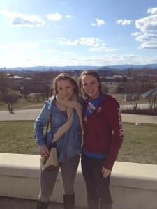 Overlooking the JMU campus