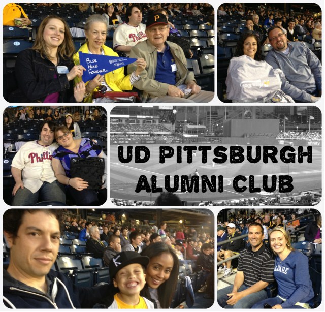 UD Pgh Alumni Club at a Pirates Game, May 3, 2013