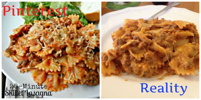 Skillet lasagne. One of the first meals I made. 