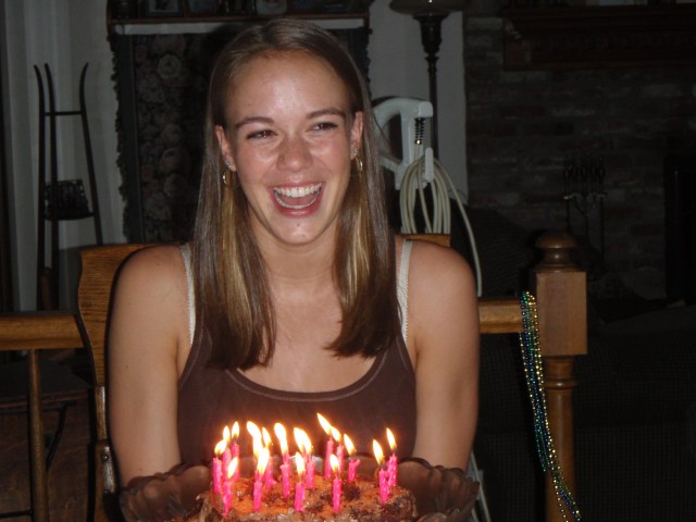 This is me on my 20th birthday. Not a care in the world right at that moment.